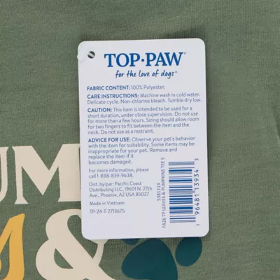 Top Paw® Leaves & Pumpkins Tee - Image 5