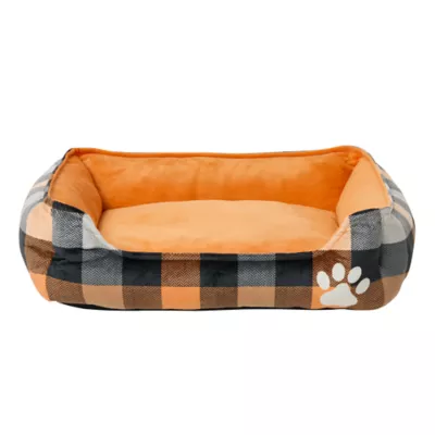 Thrills & Chills® Halloween Plaid Cuddler Dog Bed, ONESIZE 18 IN L X 20 IN W - Image 2