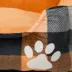 Thrills & Chills® Halloween Plaid Cuddler Dog Bed, ONESIZE 18 IN L X 20 IN W image thumbnail 3