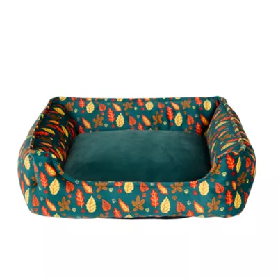 Thrills & Chills® Halloween Leaves Cuddler Dog Bed, ONESIZE 18 IN L X 20 IN W - Image 2