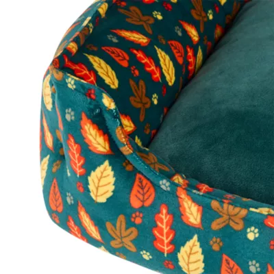Thrills & Chills® Halloween Leaves Cuddler Dog Bed, ONESIZE 18 IN L X 20 IN W - Image 3