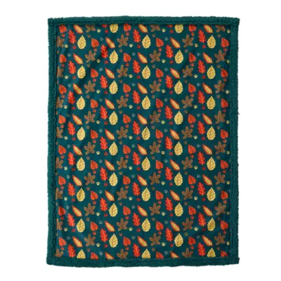 Thrills & Chills® Halloween Leaves Pet Blanket - Image 2