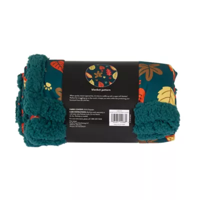 Thrills & Chills® Halloween Leaves Pet Blanket - Image 5