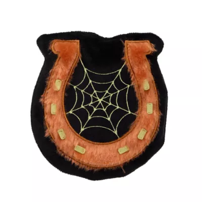 Thrills & Chills™ Halloween Plush Flattie Horse Shoe Dog Toy - Image 1