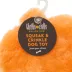 Thrills & Chills™ Halloween Plush Flattie Pumpkin Dog Toy image thumbnail 3