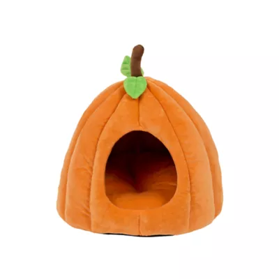 Thrills & Chills® Halloween Pumpkin Hut Cat Bed, ONESIZE 16 IN L X 16 IN W - Image 2