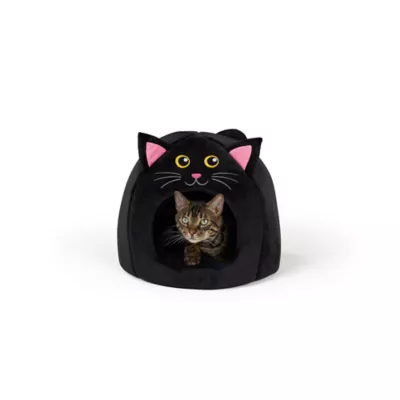 Thrills & Chills® Halloween Cat Hut Bed, ONESIZE 16 IN L X 16 IN W - Image 1