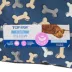 Top Paw Navy Bone Print Pillow Bed image thumbnail 6