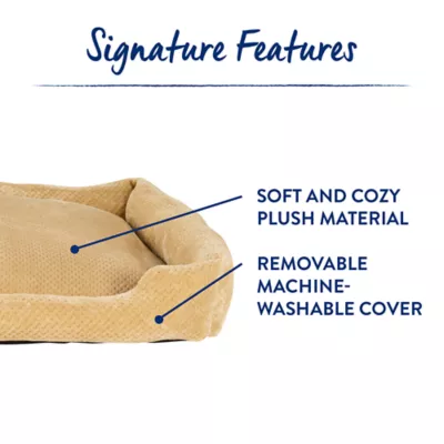 Top Paw® Cozy Cuddler Dog Bed, Tan/Grey, Small/Medium/Large,/XLarge, 20 IN X 17 IN - 40 IN X 30 IN - Image 3