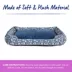 Top Paw® Blue Bone and Paw Print Cuddler Dog Bed, Multiple Sizes, Small/Medium/Large/Extra Large image thumbnail 4