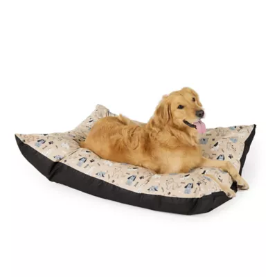 Top Paw Dog Print Pillow Bed - Image 1