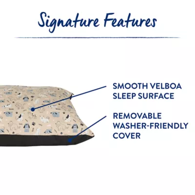Top Paw Dog Print Pillow Bed - Image 3