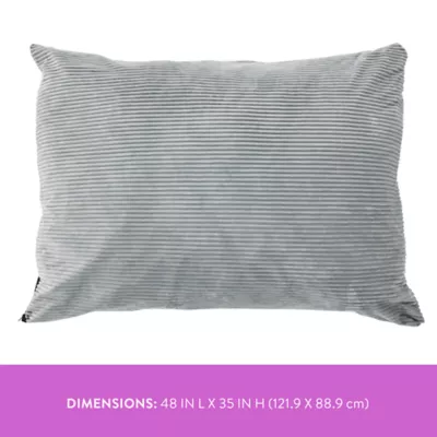 Top Paw Grey Cozy Pillow Bed - Image 2