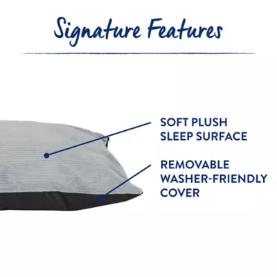 Top Paw Grey Cozy Pillow Bed - Image 3