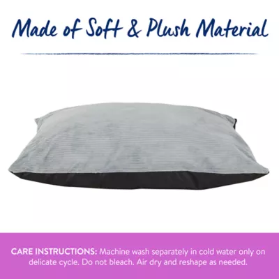 Top Paw Grey Cozy Pillow Bed - Image 4