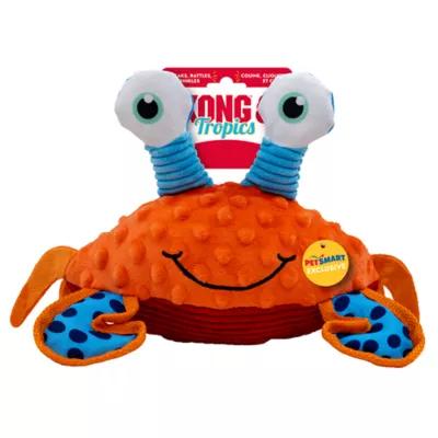 KONG® Tropics Rattlez Crab Dog Toys - Image 3