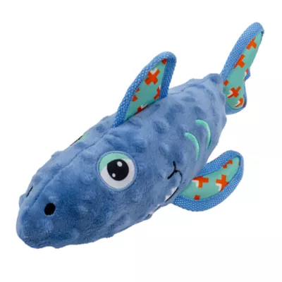 KONG® Tropics Rattlez Shark Dog Toys - Image 4