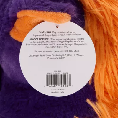 Thrills & Chills™ Halloween Plush XL Horse Dog Toy - Image 4