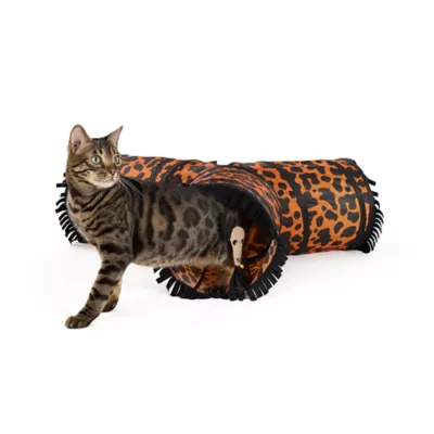 Thrills & Chills™ Halloween Pop-Up Tri Tunnel Cat Toy - Image 2