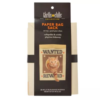 Thrills & Chills™ Halloween Wanted Sack Cat Toy - Image 3