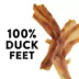 Dentley's Exotics Duck Feet All Life Stage Dog Chews - Duck image thumbnail 3