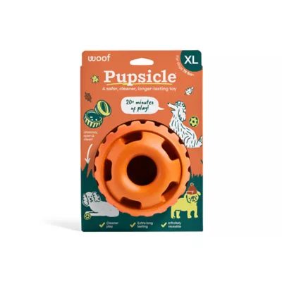 WOOF Pupsicle Treat-Dispensing Dog Toy, Varies by Color & Size - Image 1