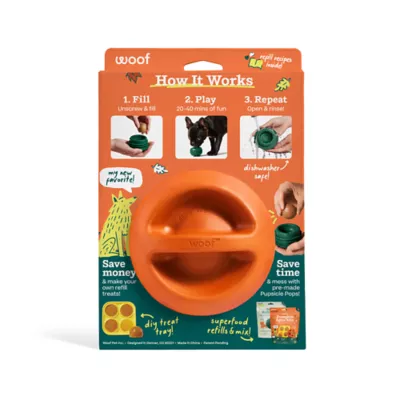 WOOF Pupsicle Treat-Dispensing Dog Toy, Varies by Color & Size - Image 2