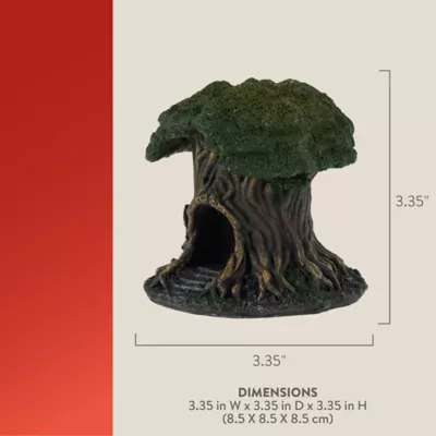 Thrive Reptile & Invertebrate Habitat Décor Tree Hide XS - Reptile Hide Decor - Image 3