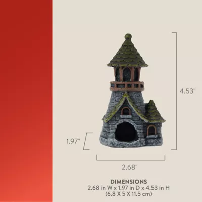 Thrive Reptile & Invertebrate Habitat Décor House Hide XS - Reptile Hide Decor - Image 3