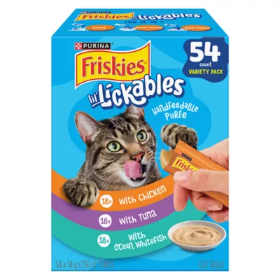 Friskies Lil' Lickables Best Sellers Variety Pack, Cat Treats 14 g x 54ct - Image 1