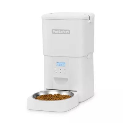 PetSafe FlexFeed Stainless Steel Automatic Cat Feeder, 60 oz - Image 1