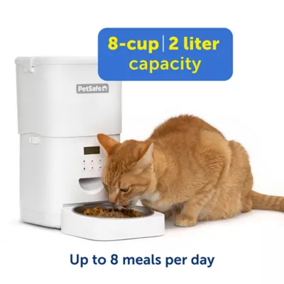 PetSafe FlexFeed Stainless Steel Automatic Cat Feeder, 60 oz - Image 2