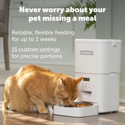 PetSafe FlexFeed Stainless Steel Automatic Cat Feeder, 60 oz - Image 3