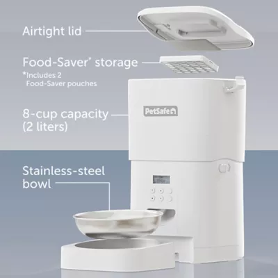 PetSafe FlexFeed Stainless Steel Automatic Cat Feeder, 60 oz - Image 5