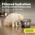PetSafe HydroSphere 60 oz Stainless Steel Cat Fountain image thumbnail 3