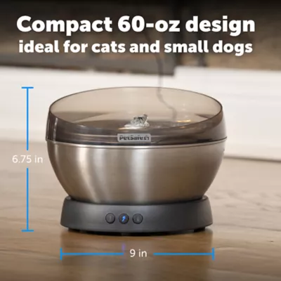 PetSafe HydroSphere 60 oz Stainless Steel Cat Fountain - Image 8