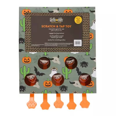 Thrills & Chills™ Halloween Scratch and Tap Cat Toy - Image 5