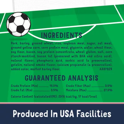 Purina Beggin' U.S. Soccer Crest-Shaped Treats for Dogs Made with Real Bacon 6 oz - Image 5