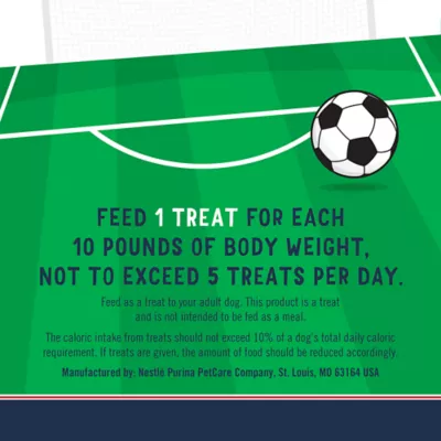 Purina Beggin' U.S. Soccer Crest-Shaped Treats for Dogs Made with Real Bacon 6 oz - Image 6