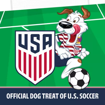 Purina Beggin' U.S. Soccer Crest-Shaped Treats for Dogs Made with Real Bacon 6 oz - Image 7