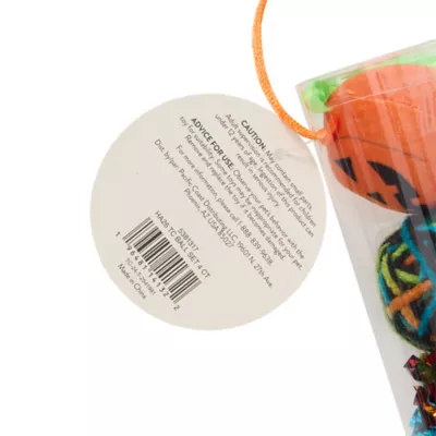 Thrills & Chills™ Halloween Ball Set Cat Toys 4-Pack - Image 3