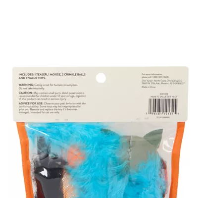 Thrills & Chills™ Halloween Value Set Cat Toys 13-Pack - Image 3