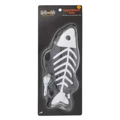Thrills & Chills™ Halloween Electronic Fish Cat Toy - Image 3