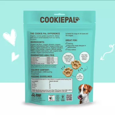 Cookie Pal Soft Baked Bites, Soft & Chewy Dog Treats, Vanilla Birthday Cake Flavor 8.8 oz - Image 2