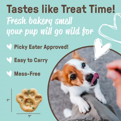 Cookie Pal Soft Baked Bites, Soft & Chewy Dog Treats, Vanilla Birthday Cake Flavor 8.8 oz - Image 3