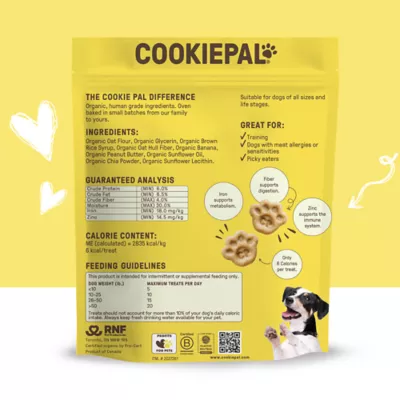 Cookie Pal Soft Baked Bites, Soft & Chewy Dog Treats - Peanut Butter & Banana - Image 2