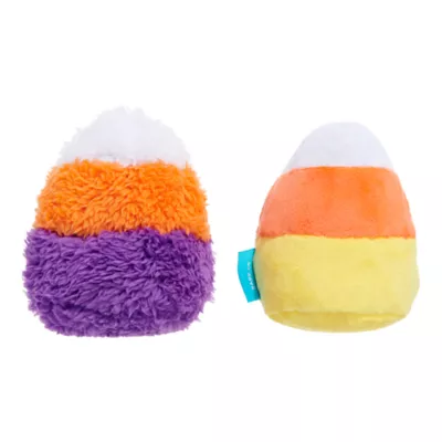BARK Candy Corn Plush Dog Toy 2-Pack - Image 2
