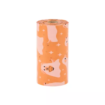 Thrills & Chills ™ Dog Poop Pick-Up Bags, Ghost Dog Print - 15 Count - Image 1