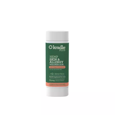 Kradle Hemp Cat Skin and Allergy Wellness Lick, Salmon Flavor, 3oz - Image 1
