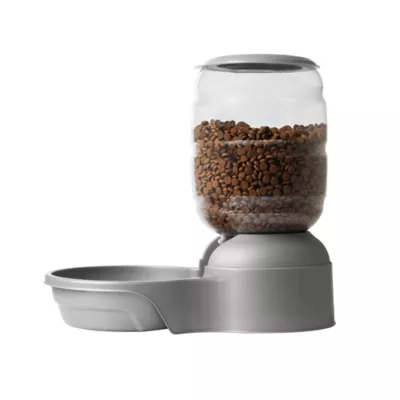 PetMate Replendish Dog Food Feeder, 10 LB, Grey - Image 4